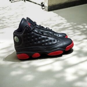 Jordan 13 Retro ‘Bred’ Black/Red – Size 5Y – Excellent Condition – Original Box